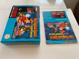 The Magical Quest Mickey Mouse Super Nintendo PAL