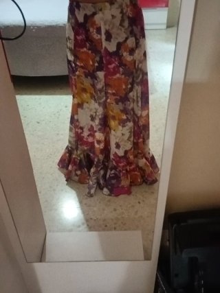 Falda rociera multicolor