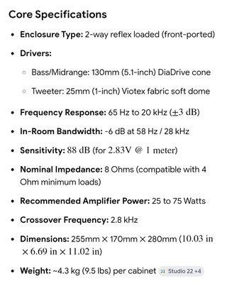 Altavoces Mission m31i Marrones/Grises