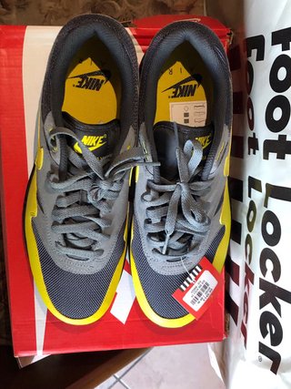 Nike Air Max Grigio Giallo Taglia 44 Nuove