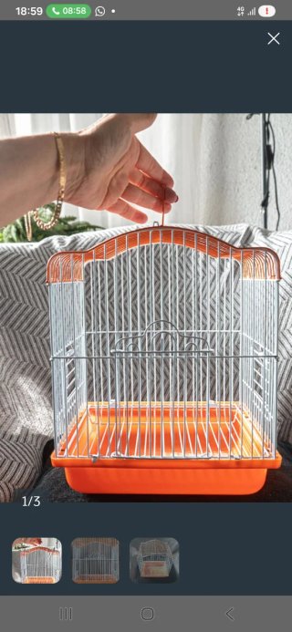 Jaula pequeña para pájaros