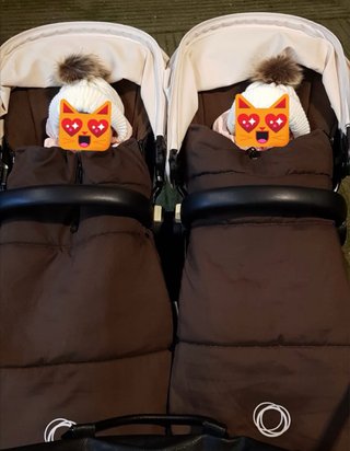 Bugaboo Donkey Duo Gemelar Completo + Extras