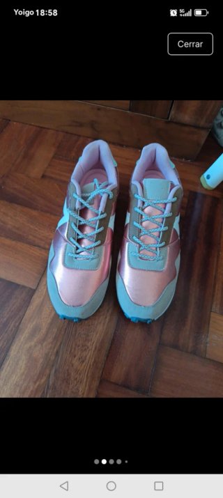 Tenis Casuales Beige y Rosa