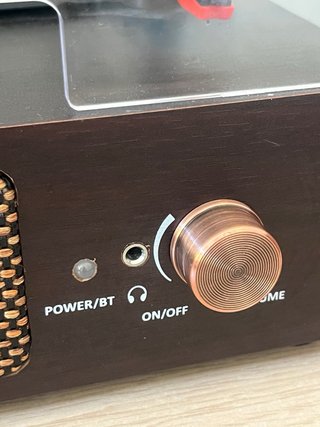 Giradischi WOCKODER Bluetooth, Auricolari