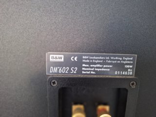 Altavoces B&W DM602 S2
