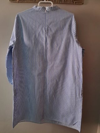 Vestido Zara Talla L Rayas Azules