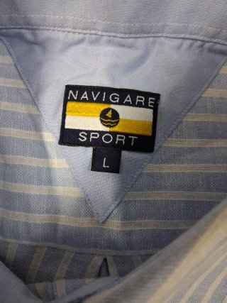Camicia Navigare Lino e Cotone Tg L