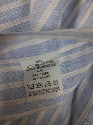 Camicia Navigare Lino e Cotone Tg L