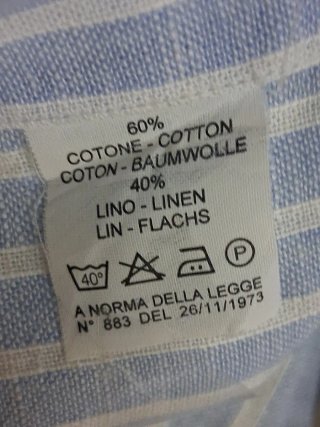 Camicia Navigare Lino e Cotone Tg L