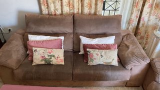 Conjunto de sofás de tela