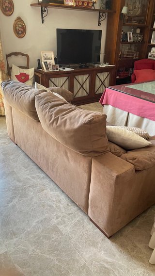 Conjunto de sofás de tela