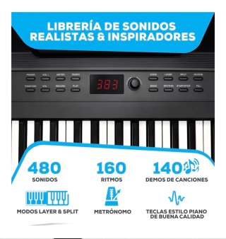 Piano Teclado 88 Teclas Casi Nuevo