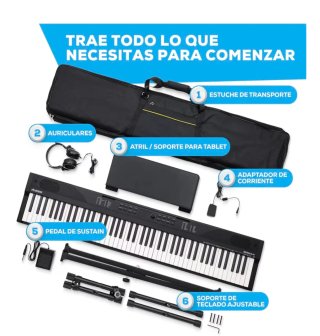 Piano Teclado 88 Teclas Casi Nuevo