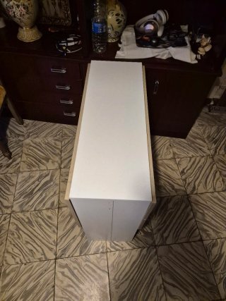 Mesa Comedor Plegable Madera y Blanca