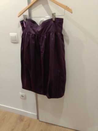 Vestido de fiesta morado talla M