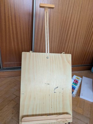 Maletín de dibujo de madera
