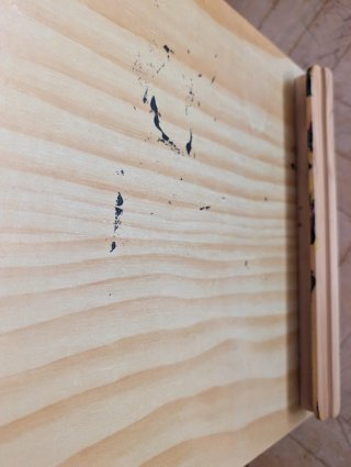 Maletín de dibujo de madera