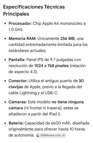 iPad 16GB Plata