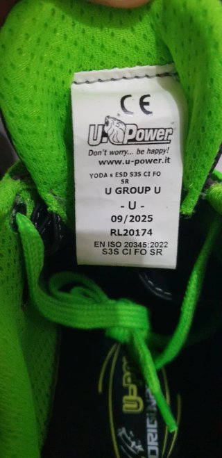 Scarpe da lavoro antinfortunistiche u-power n 38