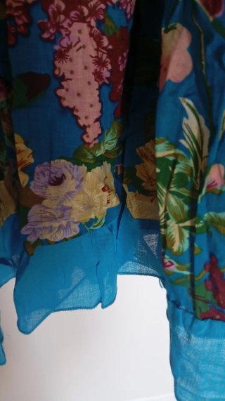 Falda larga vuelo flores Moda & CJ Talla U