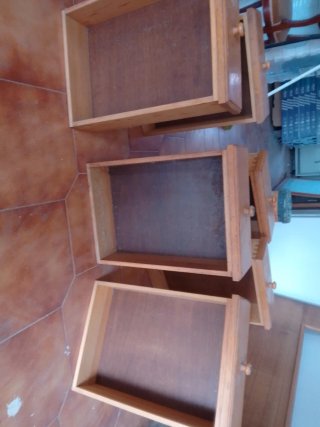 Cajones de roble para mueble de cocina