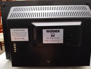 Televisor Werner Vintage Marrón/Negro