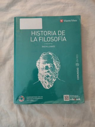 Historia de la filosofía, 2 Bachillerato