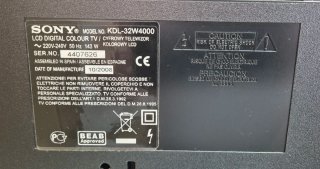 TV Sony Bravia KDL-32W4000