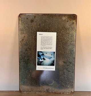 Tres carteles fotografía Kodak vintage en chapa