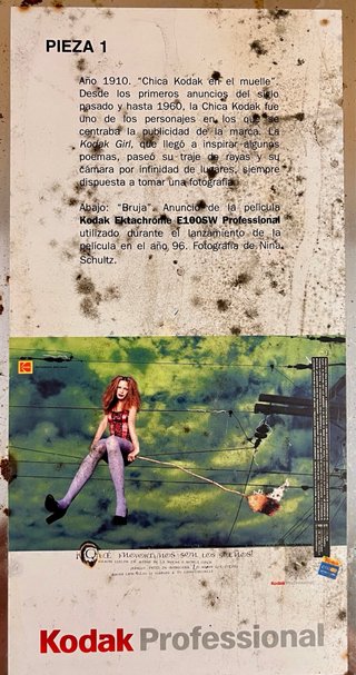 Tres carteles fotografía Kodak vintage en chapa