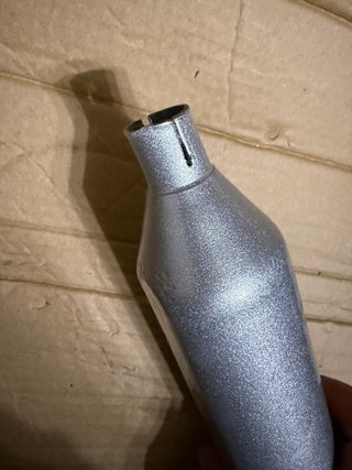 Silencioso moto años 80
