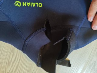 Traje neopreno niño OLAIAN azul talla 125-132.