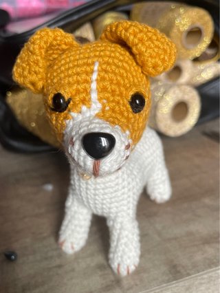 Mascota personalizada a crochet