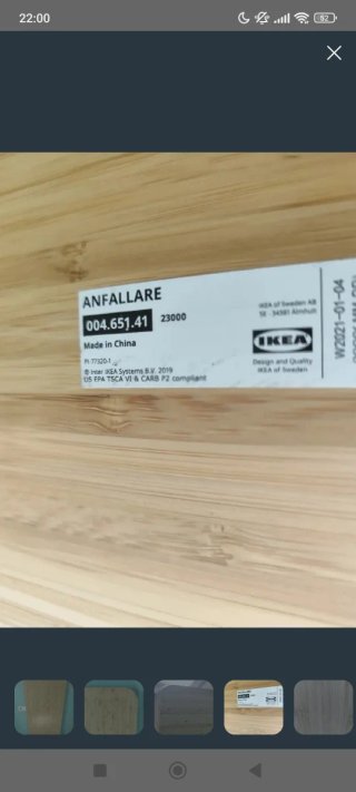 Escritorio bambú 140x65 · Ikea · Teletrabajo