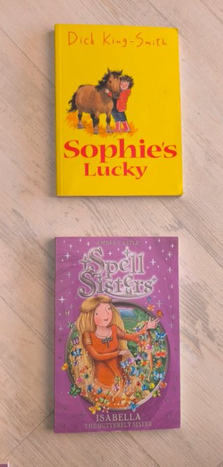 Lote de libros en ingles para niñas