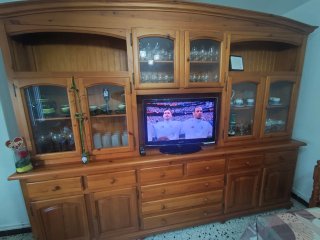 Mueble comedor madera maciza provenzal