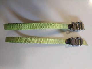 Cinturini Vintage Yellow Neon Toe Straps