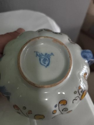 Taza y plato Ruiz de Luna Talavera