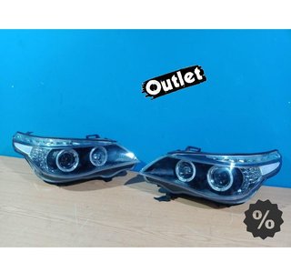 ML FAROS BMW E60 E61 03-07 LED OJOS ANGEL NEGROS R011333C5