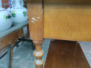 Mueble recibidor vintage 2 cajones madera