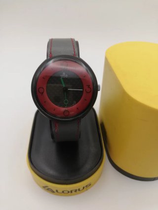 Orologio Lorus Quarzo Nero Rosso