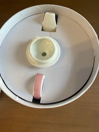 Juego Tetera y Taza Porcelana Flores