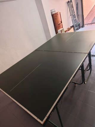 Mesa de ping pong verde