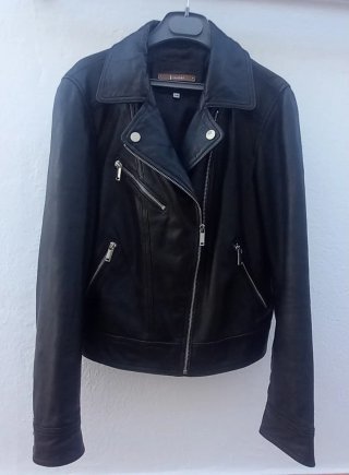 Cazadora biker piel de cordero El Corte Inglés