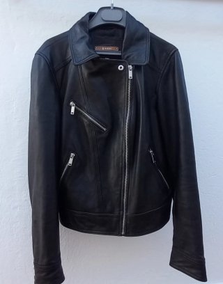 Cazadora biker piel de cordero El Corte Inglés