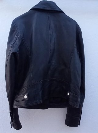 Cazadora biker piel de cordero El Corte Inglés