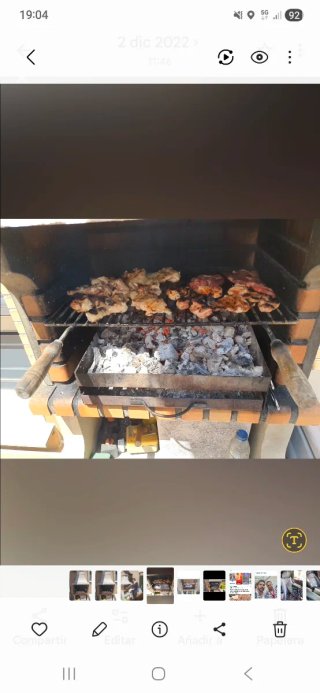 Barbacoa de obra con cajón para brasas