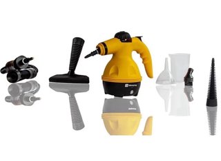 Limpiador Vapor Portátil Behome Amarillo