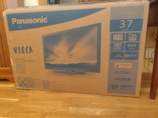 TV Panasonic 37 pulgadas, LED Full HD.
