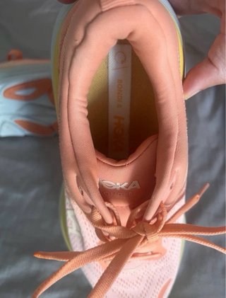 Hoka Bondi 8 Zapatillas Running Naranja/Rosa